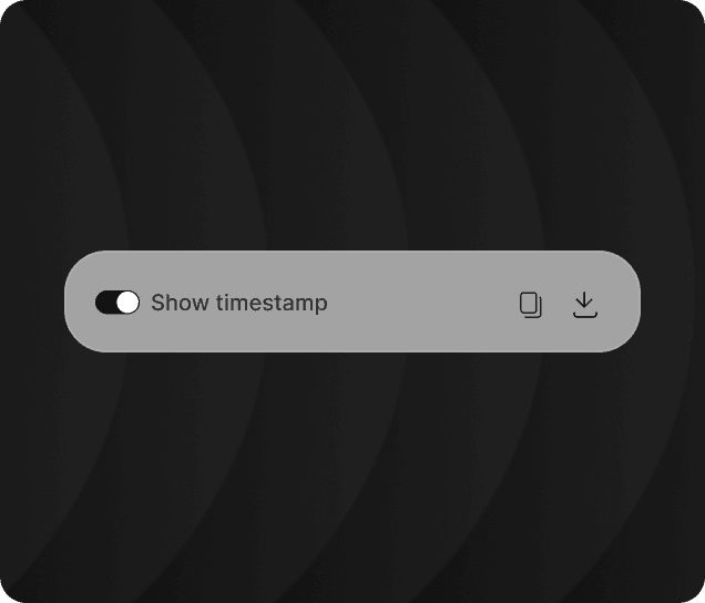 Timestamp Support