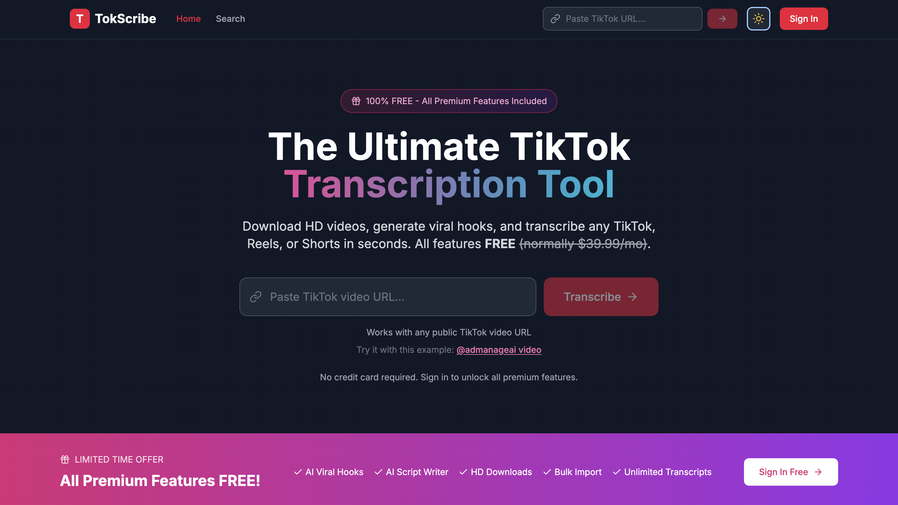 What is TokScribe