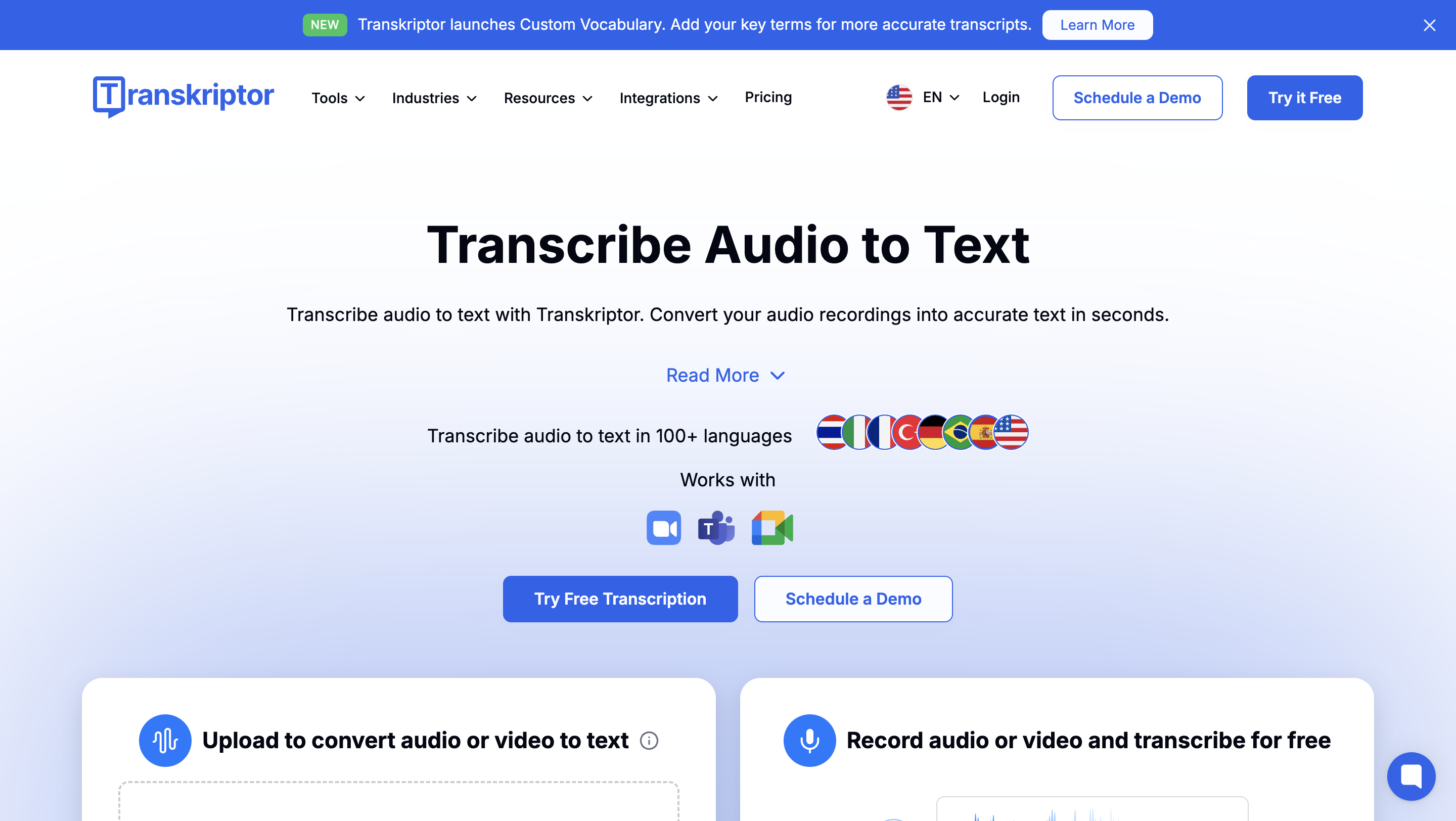 What is Transkriptor